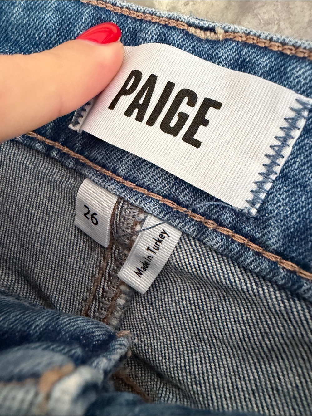 PAIGE Classic Wide-Leg High-Rise Jeans - Medium Blue - Picture 5 of 12